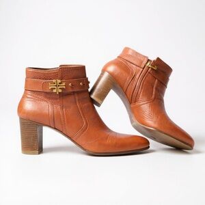 Tory Burch Tan Ankle Boots
